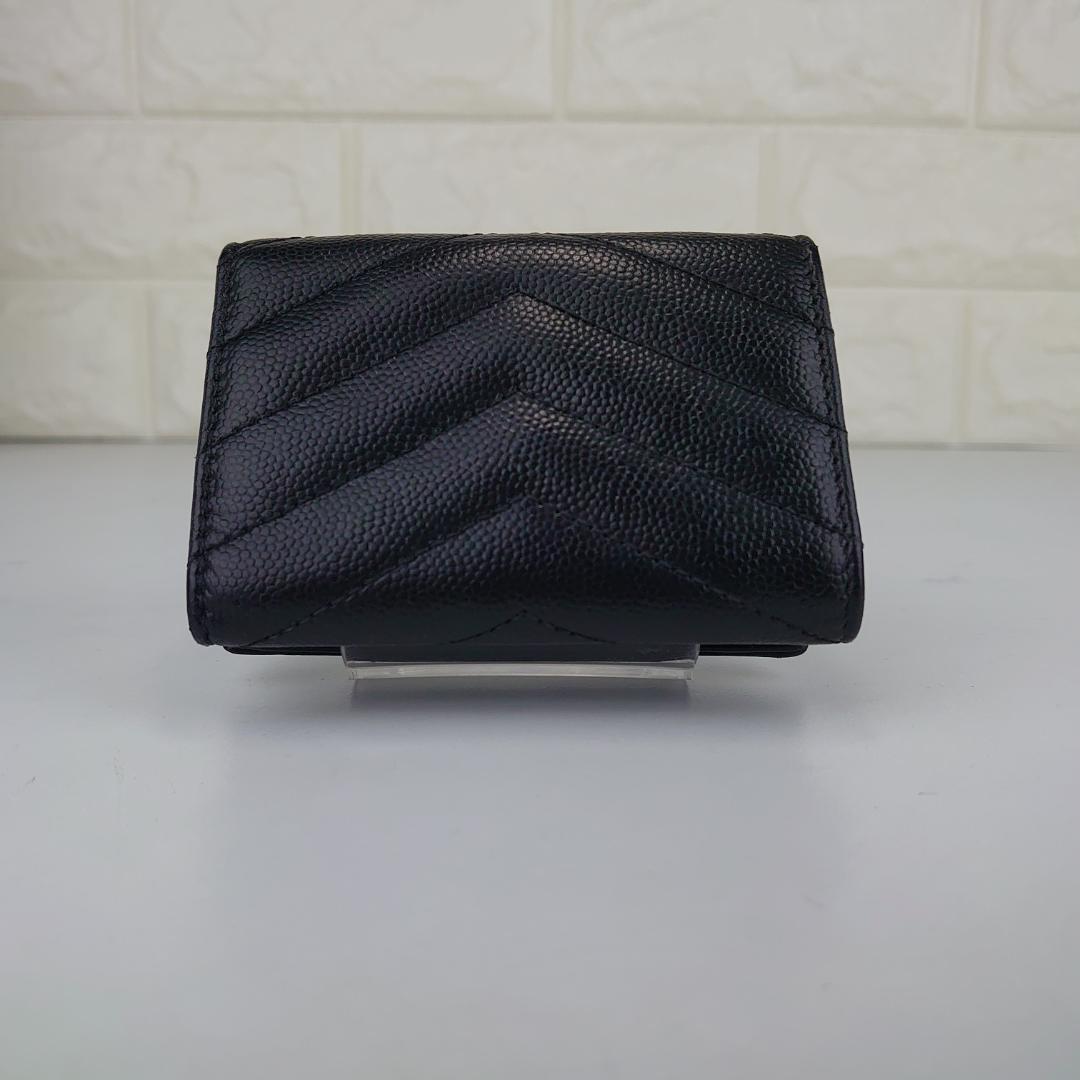 【美品】サンローラン　カサンドラ　オリガミ　タイニー　三つ折り財布　1194