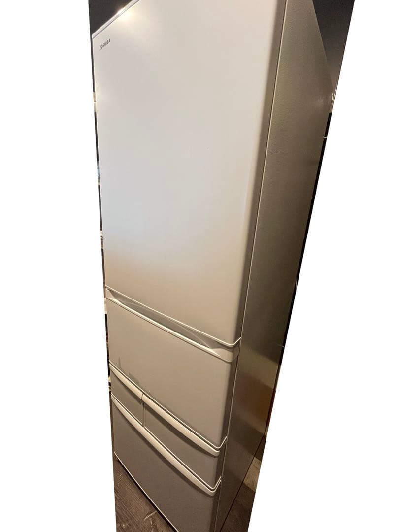 東芝 ノンフロン冷凍冷蔵庫 GR-V41GH(WU) 411L 2023年 鞄