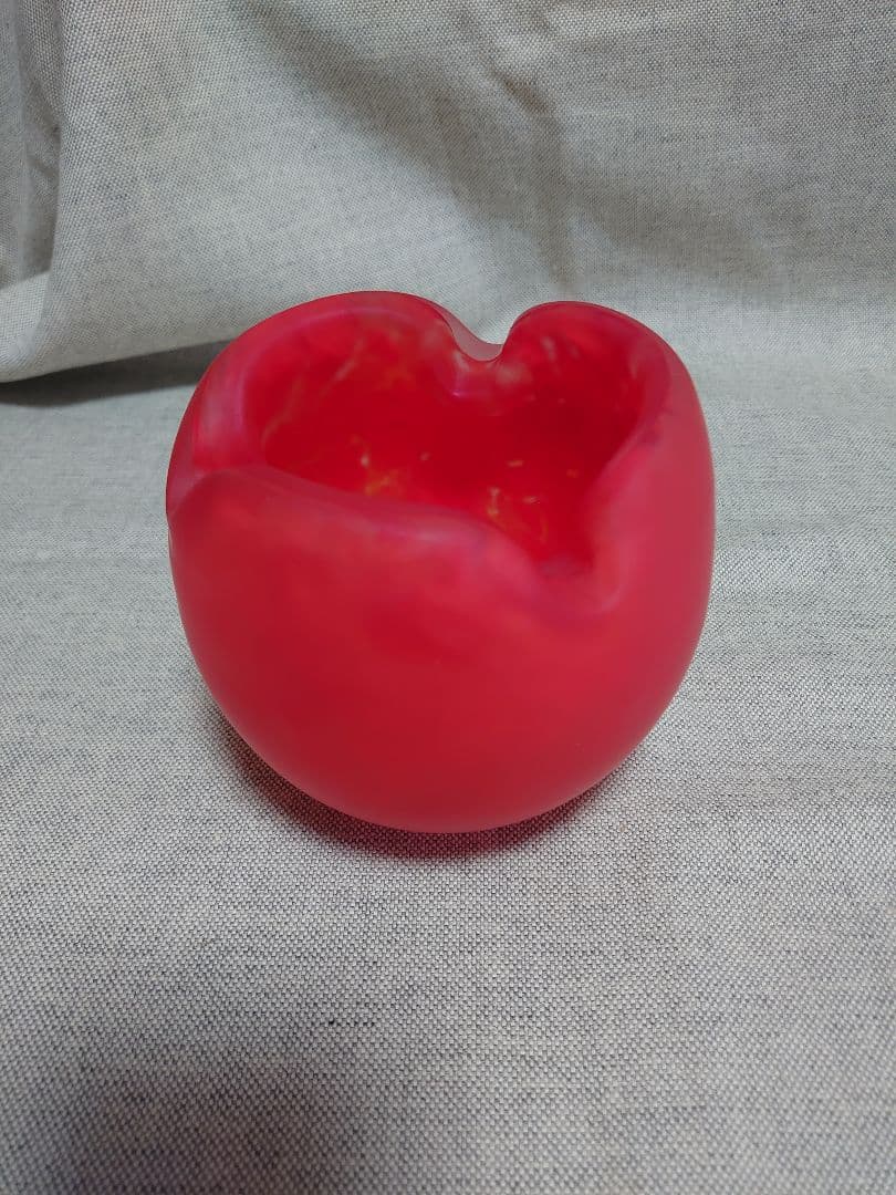 藤田喬平 手吹 金彩 灰皿 ガラス 2個