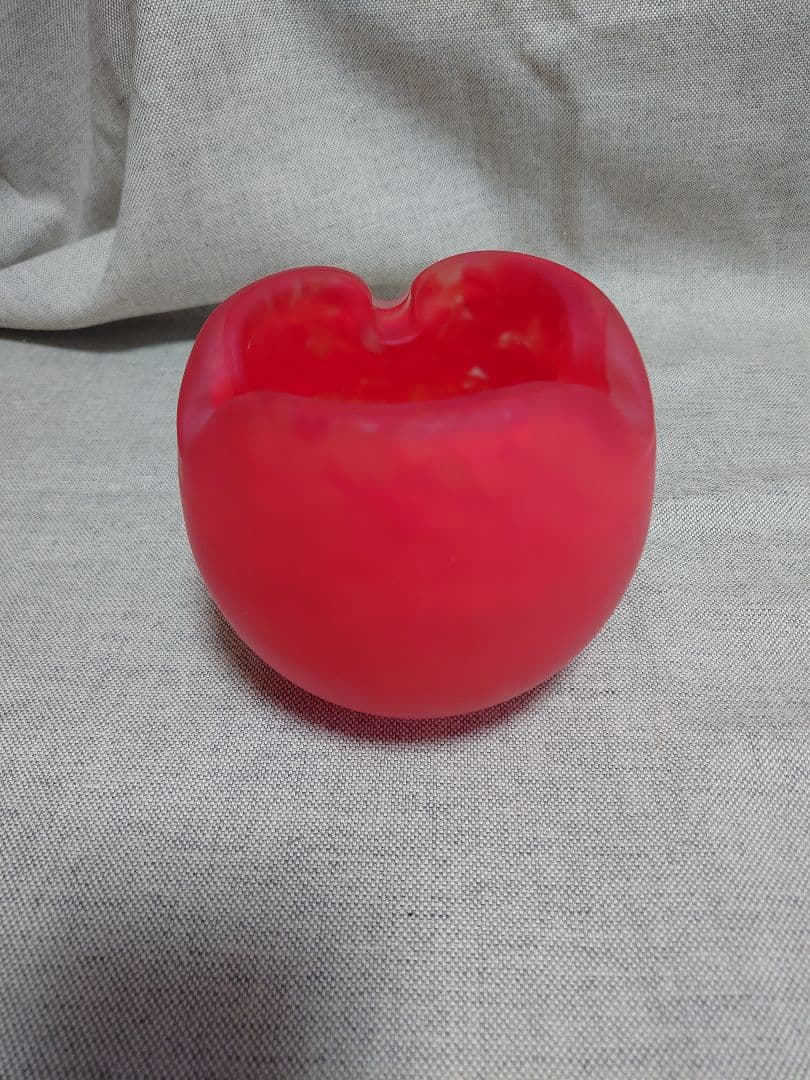 藤田喬平 手吹 金彩 灰皿 ガラス 2個