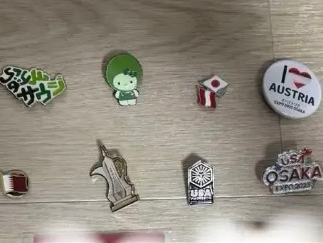 【レア・非売品・完売品・万博】値下げ！！各国　ピンバッチセット　11個セット