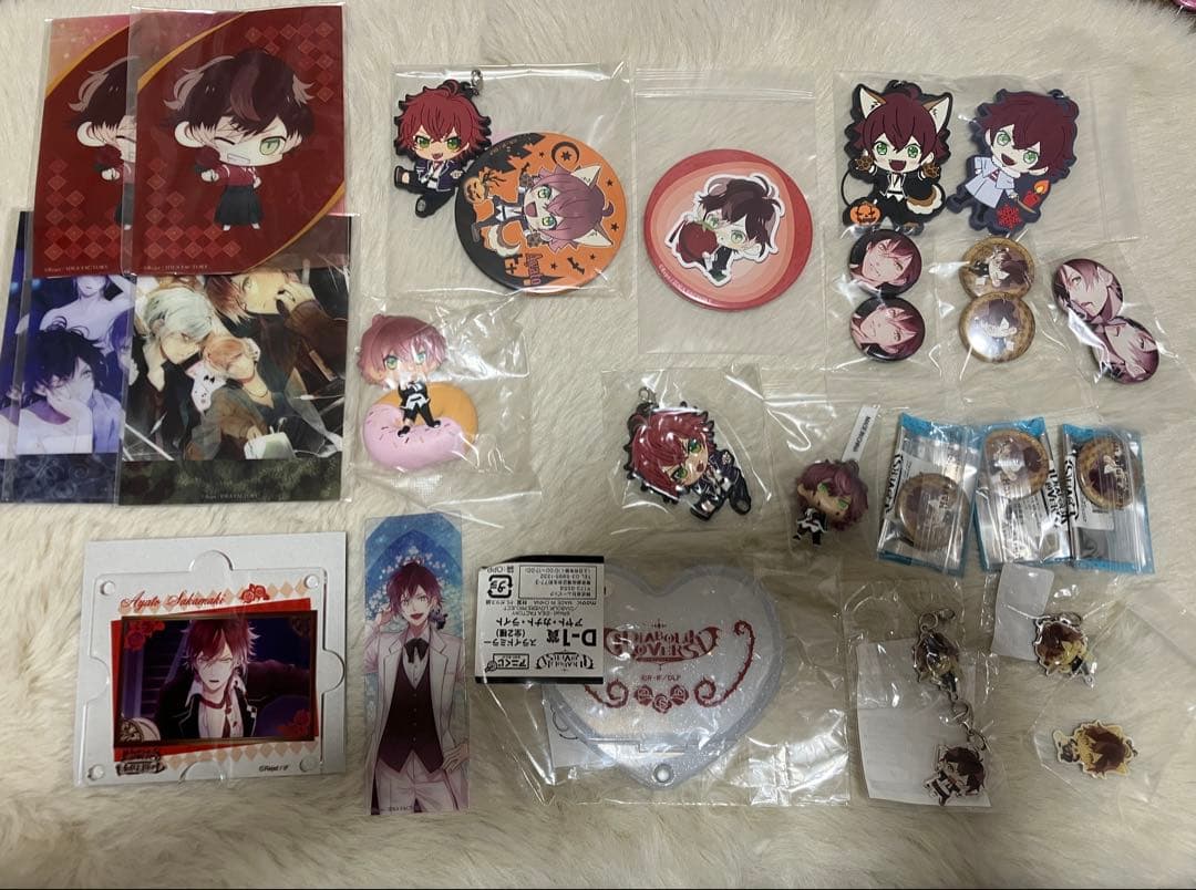 まとめ売り　ディアラバ 逆巻アヤト　指輪　うちわ　缶バッジ　ラバスト　アクスタ