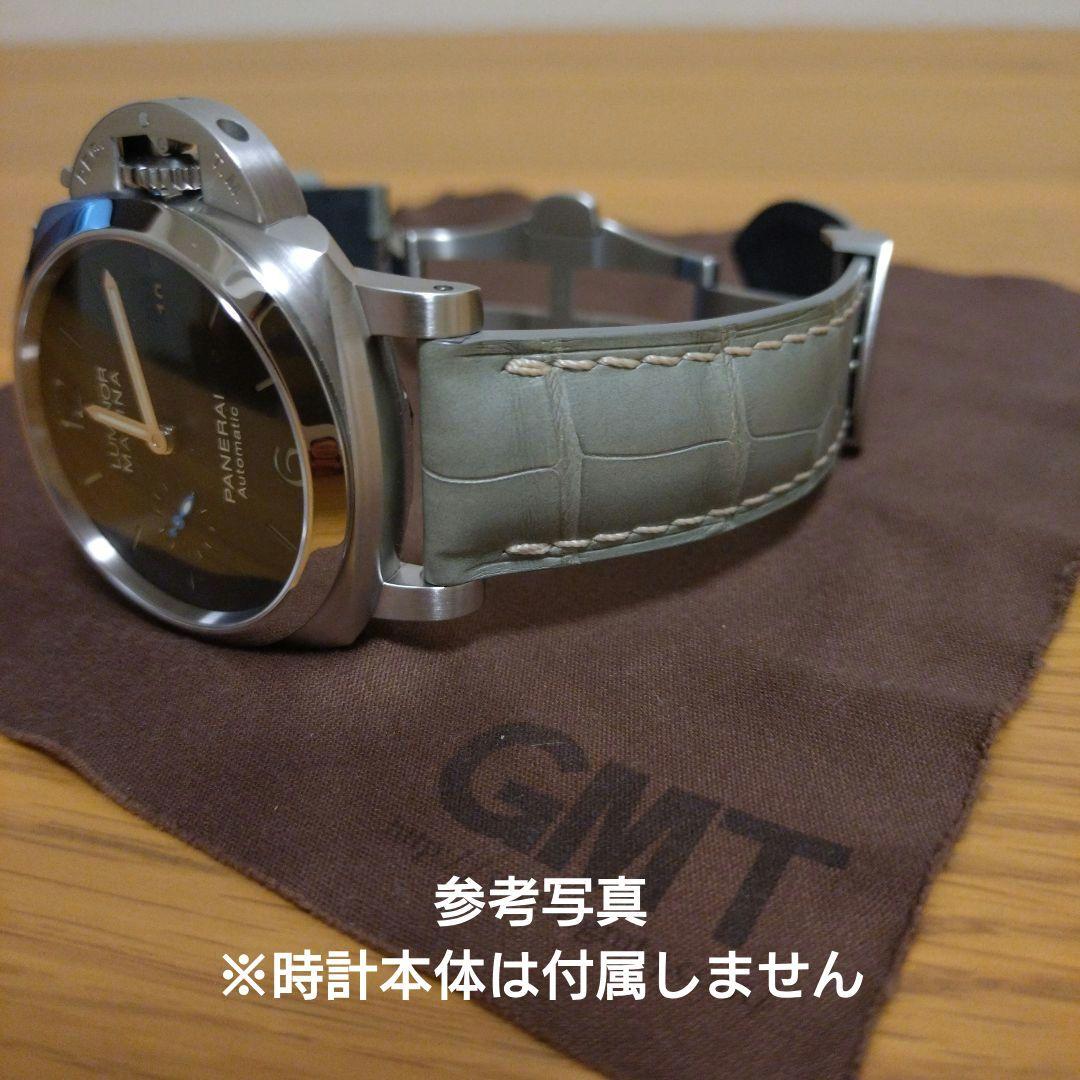 ★値下げ★PANERAI純正Dバックル20㎜+ジャン・ルソーアリゲーター革ベルト