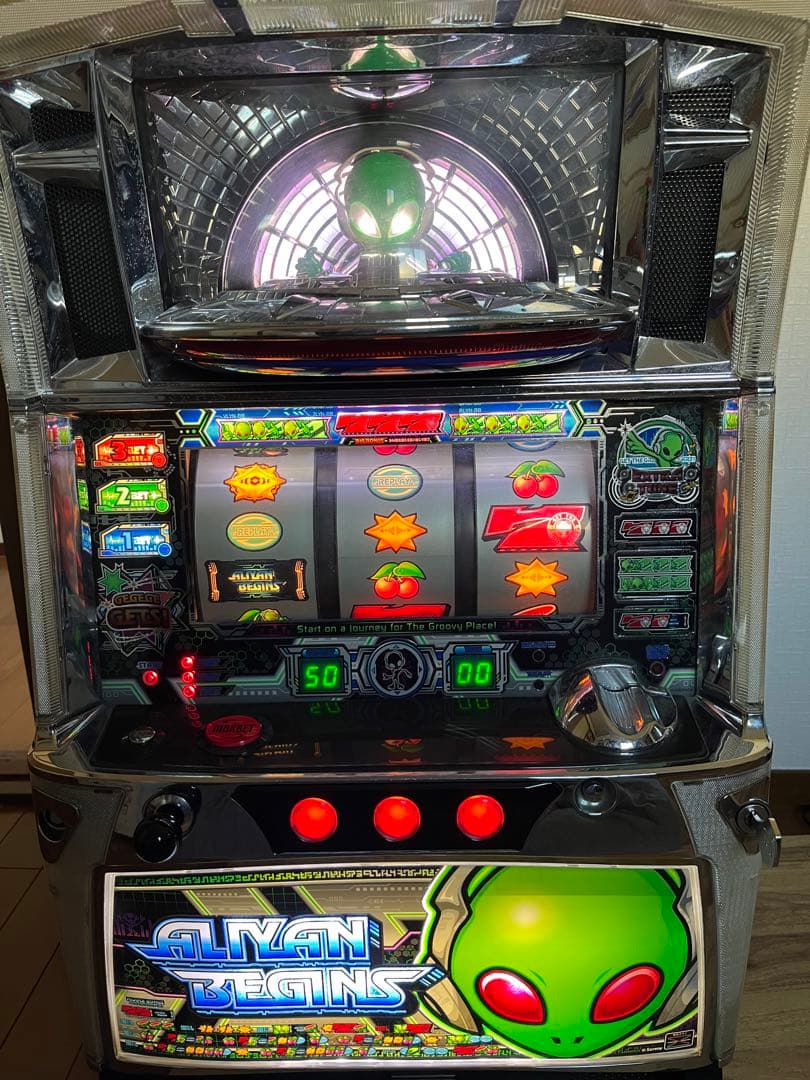 希少！送料無料 エイリヤンビギンズ 5号機 不要機付 サミー