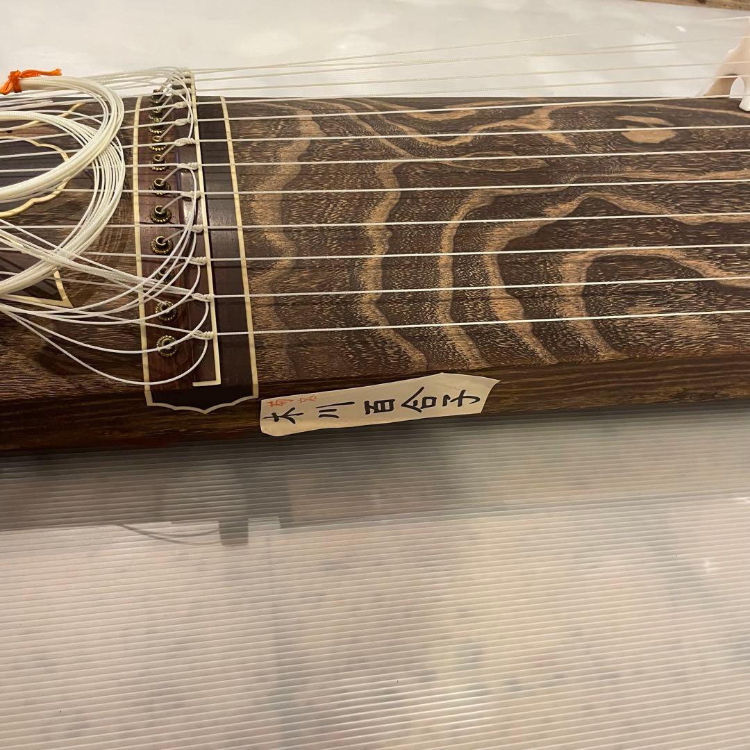 お琴 琴 和楽器 弦楽器 民族楽器 13弦 全長約185cm 中古 カバー付き