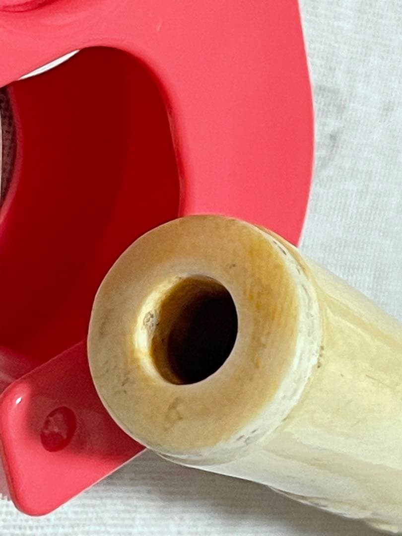 鯨の歯 アイボリー 彫刻入り　煙管