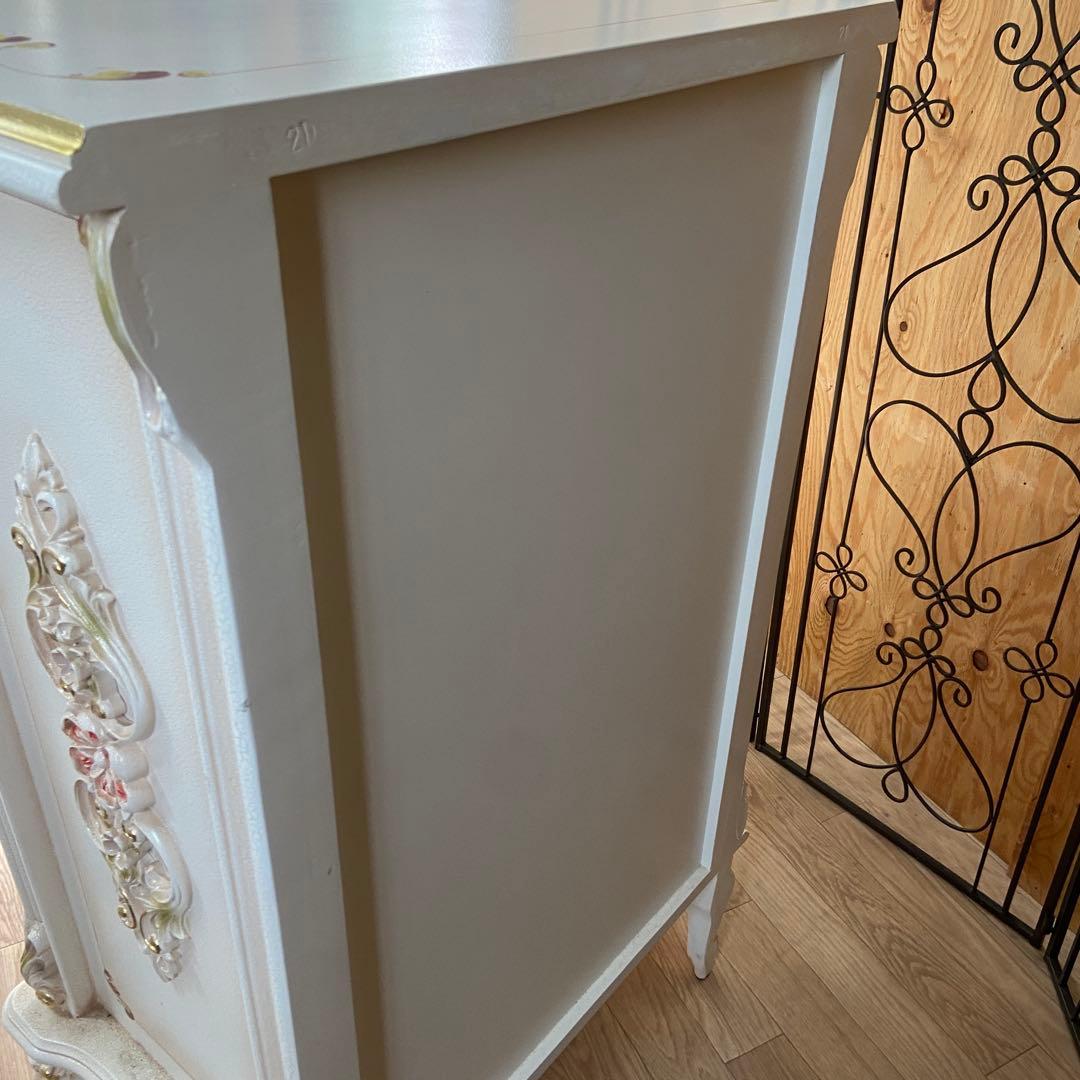 4段チェスト　ロココ調　猫脚 プリンセス ヨーロピアン 姫系⑥