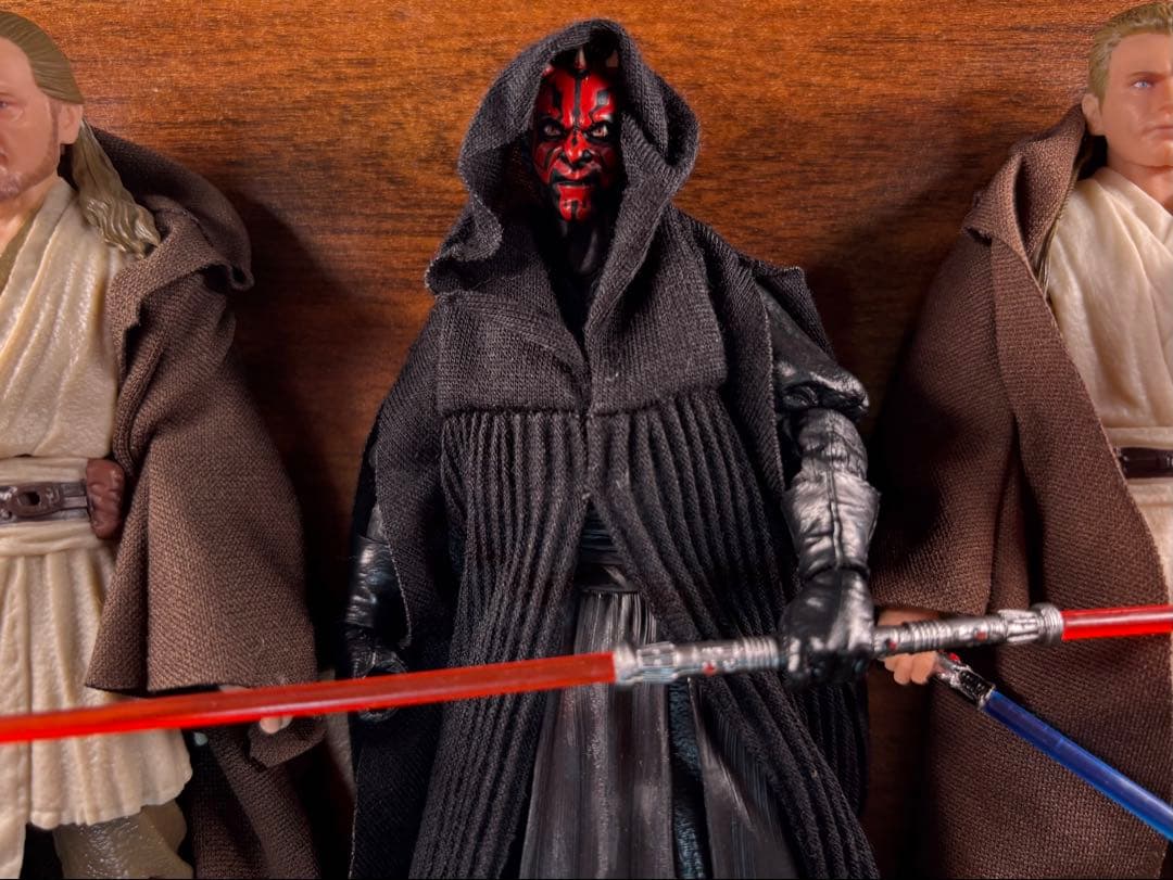 ブラックシリーズ クワイ＝ガン・ジン、ダース・モール、オビ＝ワン・ケノービ