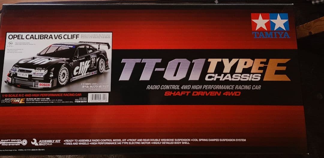 TAMIYA TT-01 TYPE E オペル カリブラ V6 クライフ