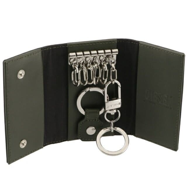 【新品未使用】ディーゼル/DIESEL 本革 6連キーケースキーリング 箱付き