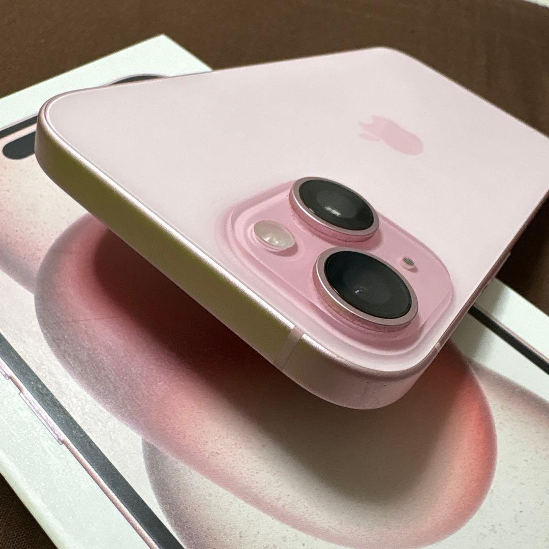iPhone15 128GB 本体　ピンク　美品