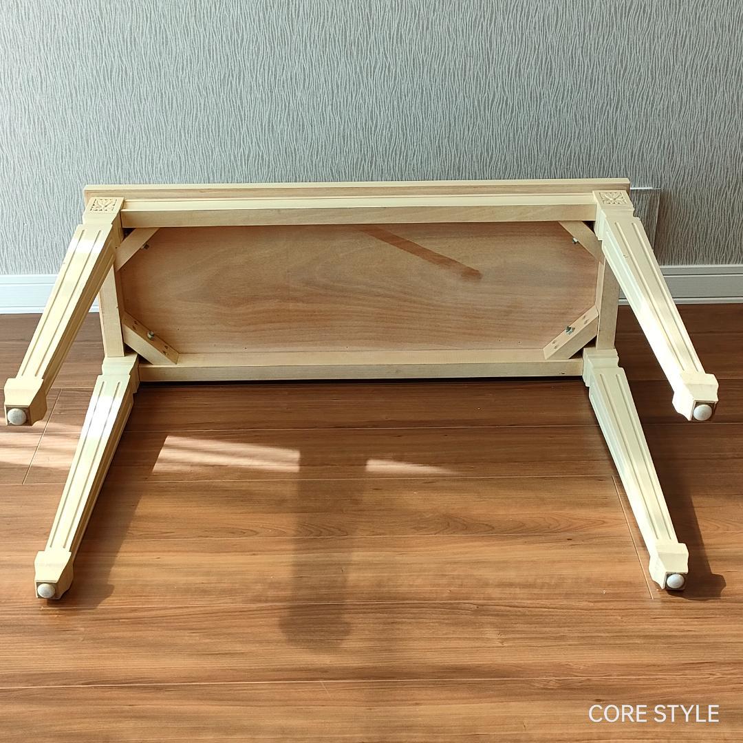 アンティーク　コンソールテーブル　チェア　セット品　ロココ様式　A86