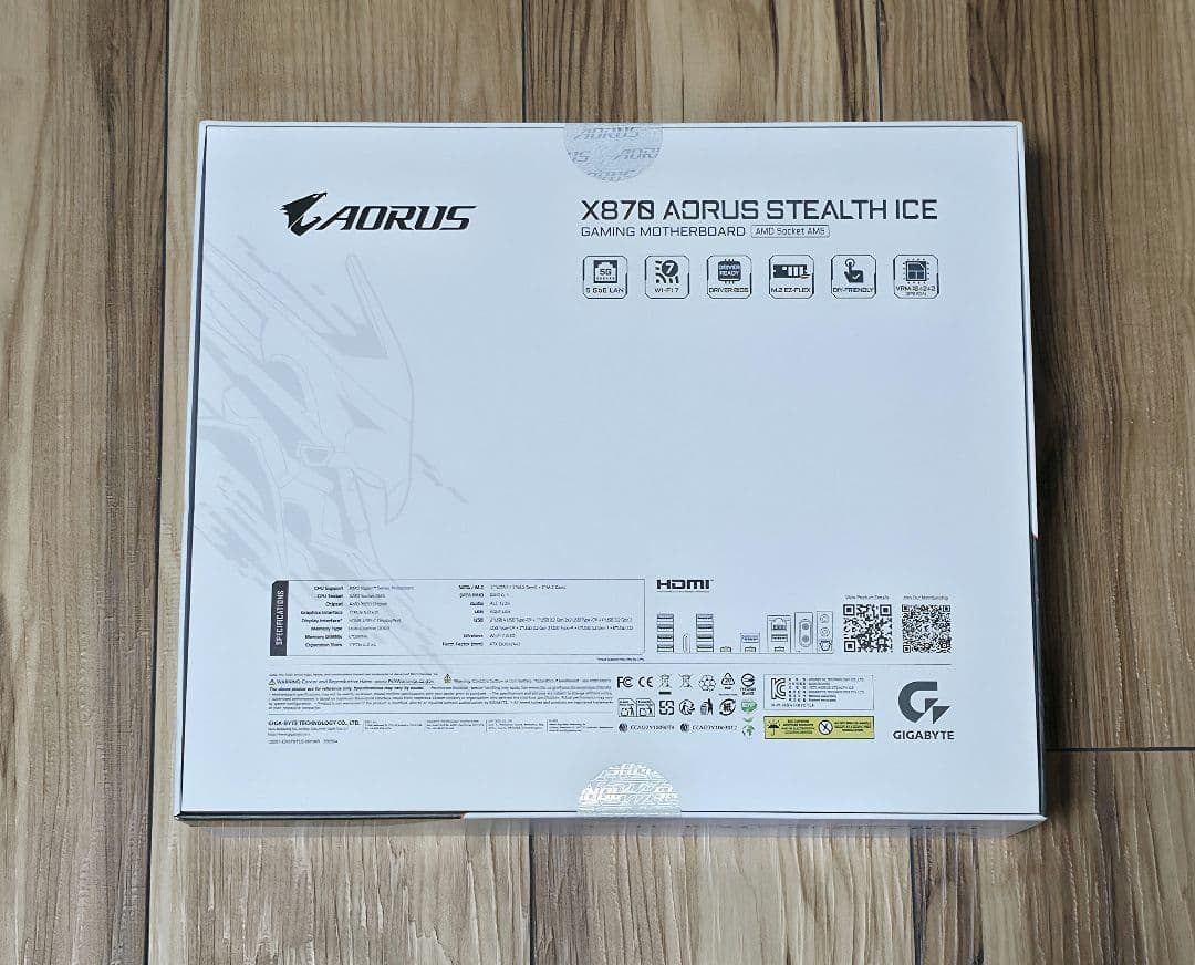 X870 AORUS STEALTH ICE マザーボード