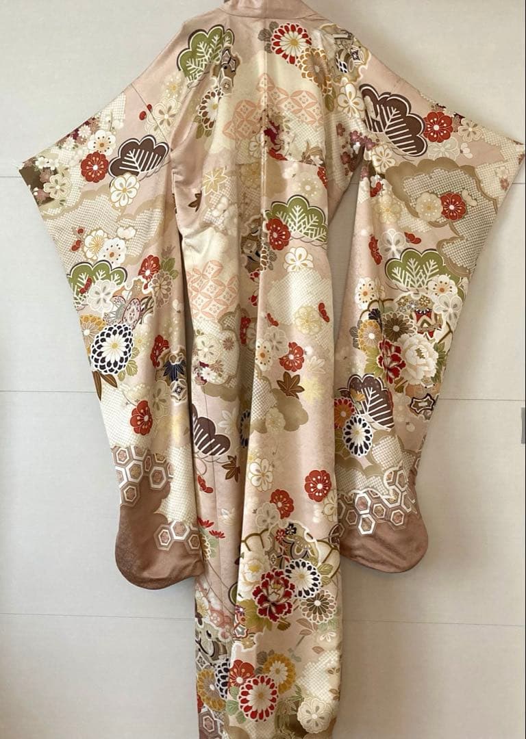 正絹♡振袖フルセット　淡いピンク　成人式