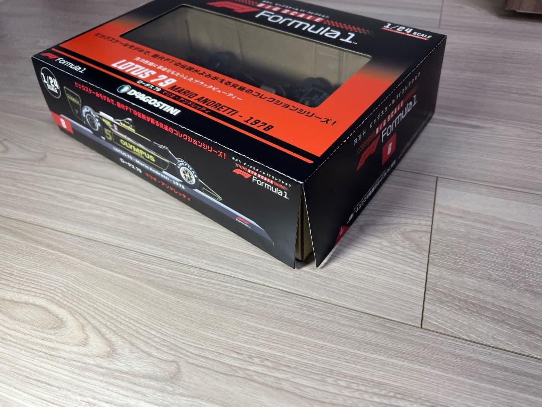 タバコ仕様　ビッグスケールF1コレクション　ロータス79　マリオアンドレッティ