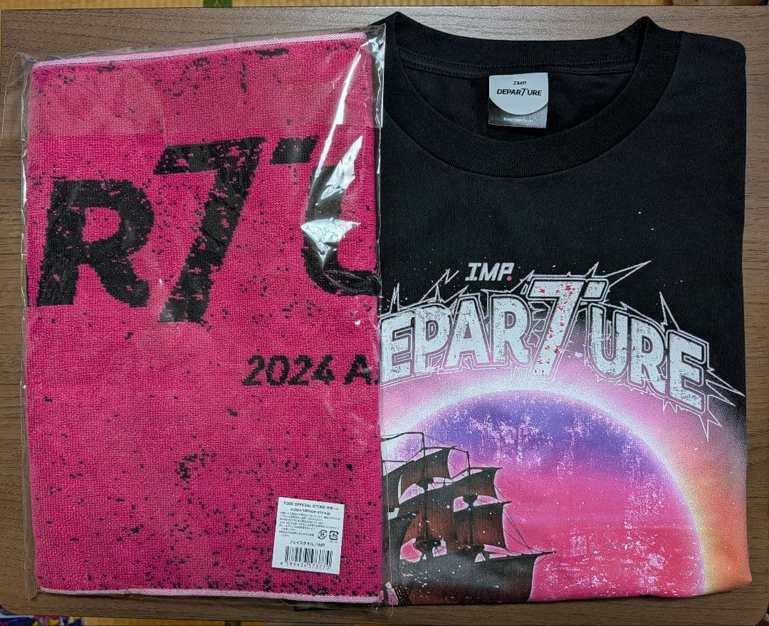 新品　IMP. DEPARTURE ツアーTシャツ　タオル　セット