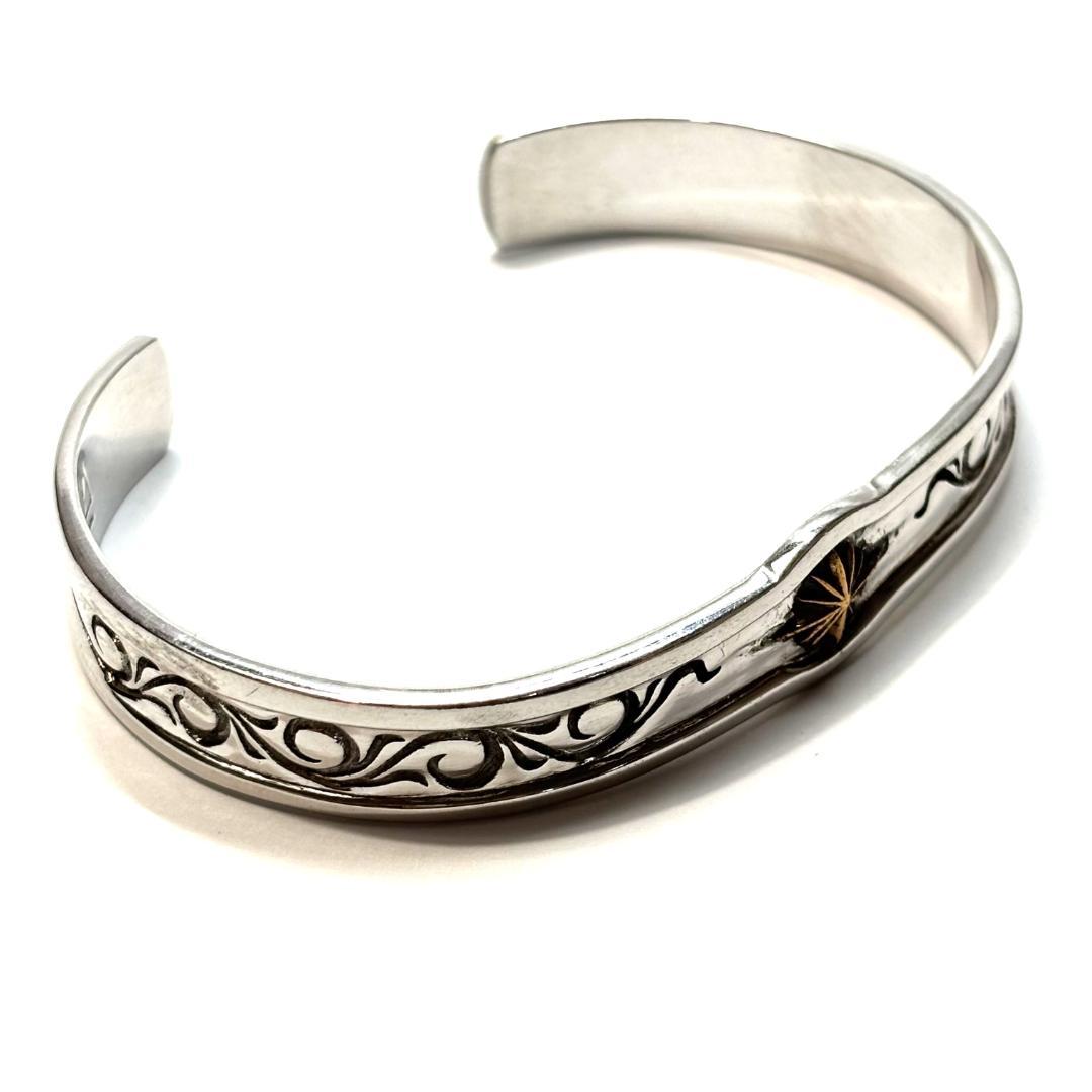 新品未使用 SAAD サード アラベスク 真鍮 サンシンボル アラベスクバングル