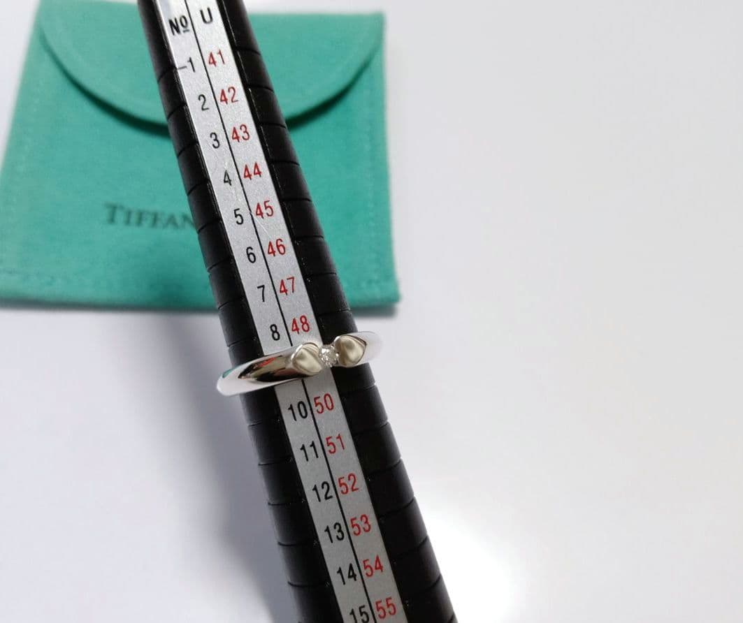 TIFFANY ティファニー テンダネス ハート リング ダイヤ シルバー 9号
