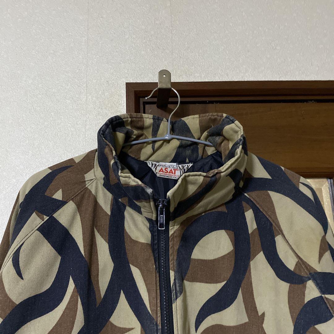 ヤレ感 ASAT ボンバージャケット グランジ L トライバルカモ 中綿