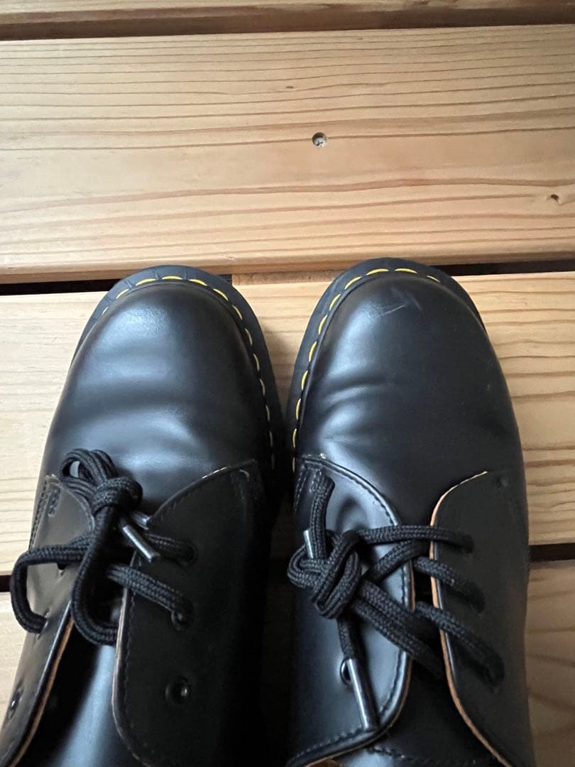 イングランド製 ドクターマーチン 3ホール Uチップ 革靴 ブーツ