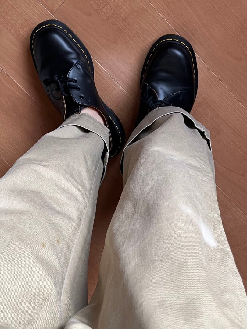 イングランド製 ドクターマーチン 3ホール Uチップ 革靴 ブーツ