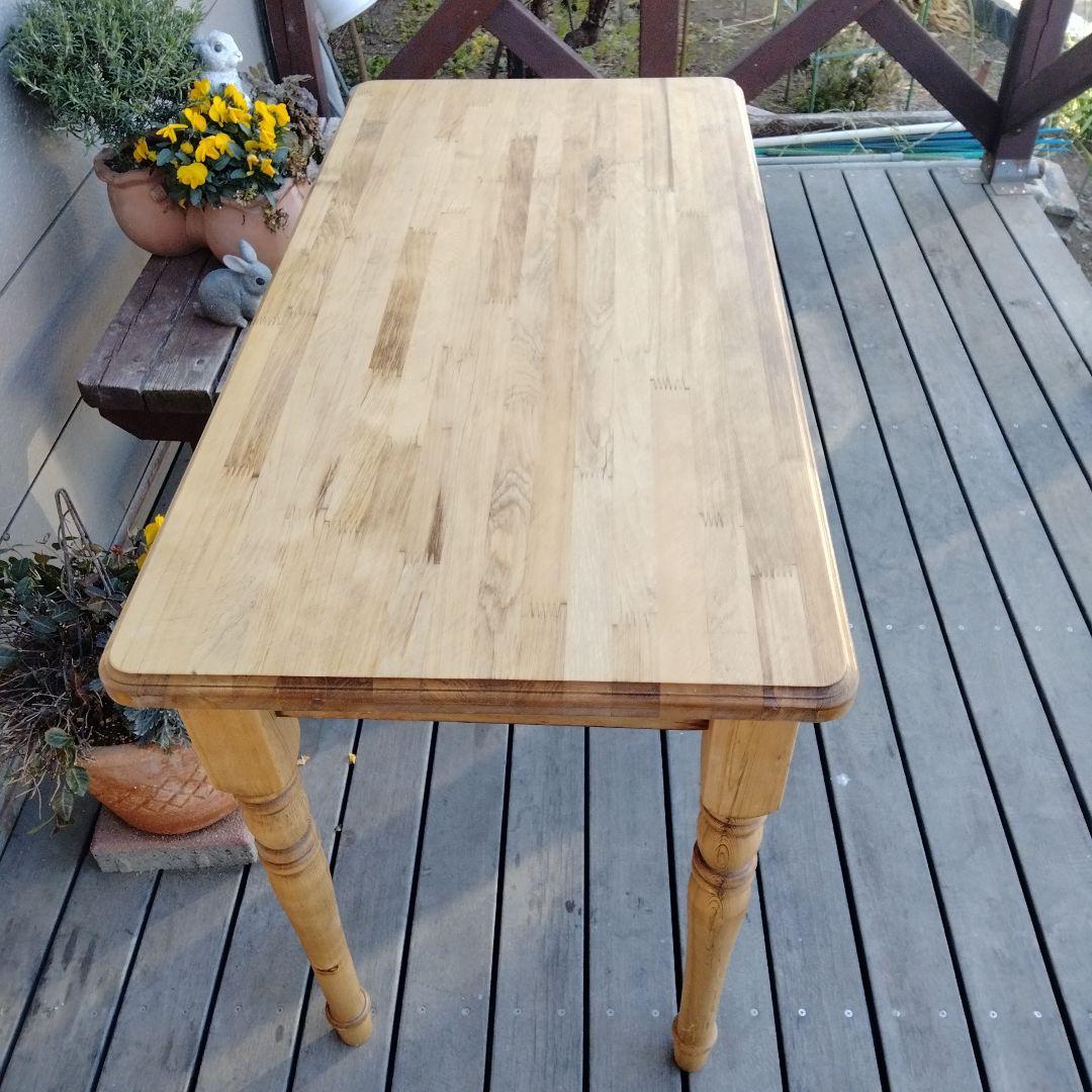 カントリー木工　ろくろ脚のパソコンデスク　 学習机　作業台