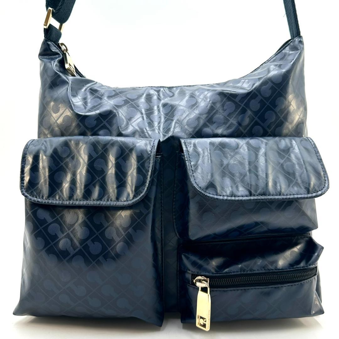 GHERARDINI ゲラルディーニ ソフティ 軽量 ショルダーバッグ ネイビー