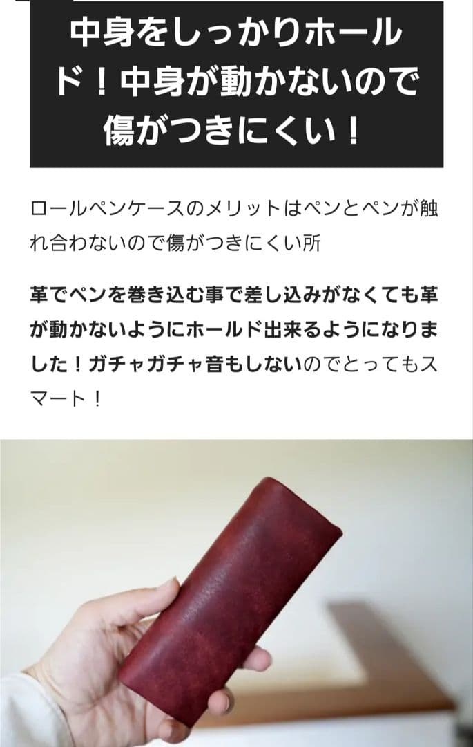 plows dritto Pen roll L ペンケース ペトローリオ