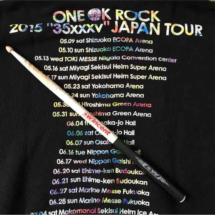 【値下げ】ONE OK ROCK tomoyaドラムスティック