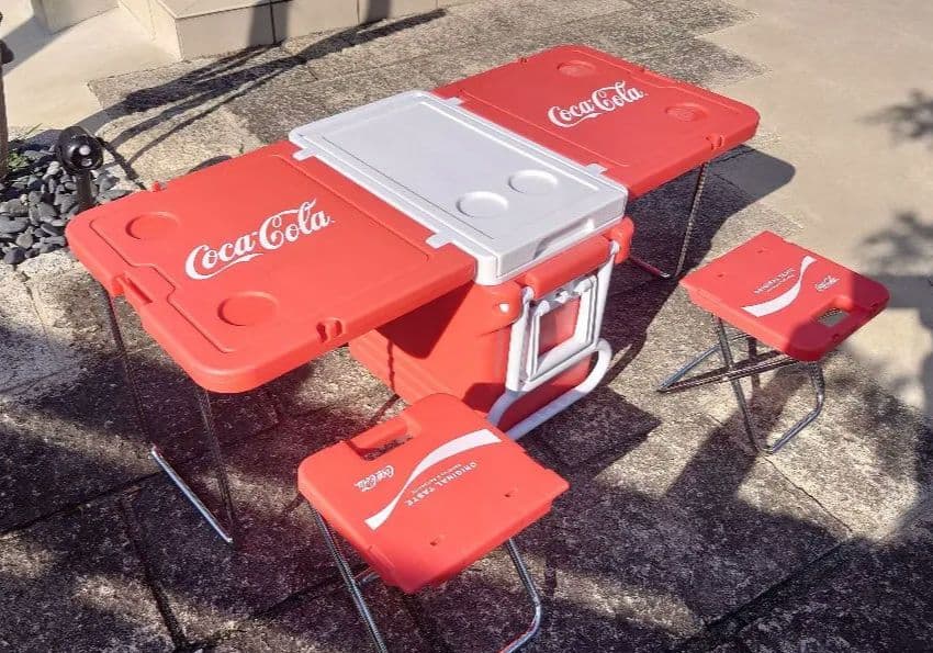 【miyabi】Coca-Cola クーラーボックス テーブルセット
