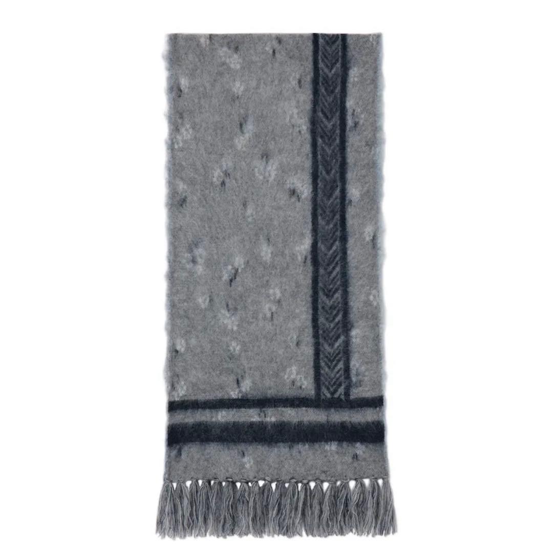 小物 Mame Kurogouchi Osmanthus Motif Scarf