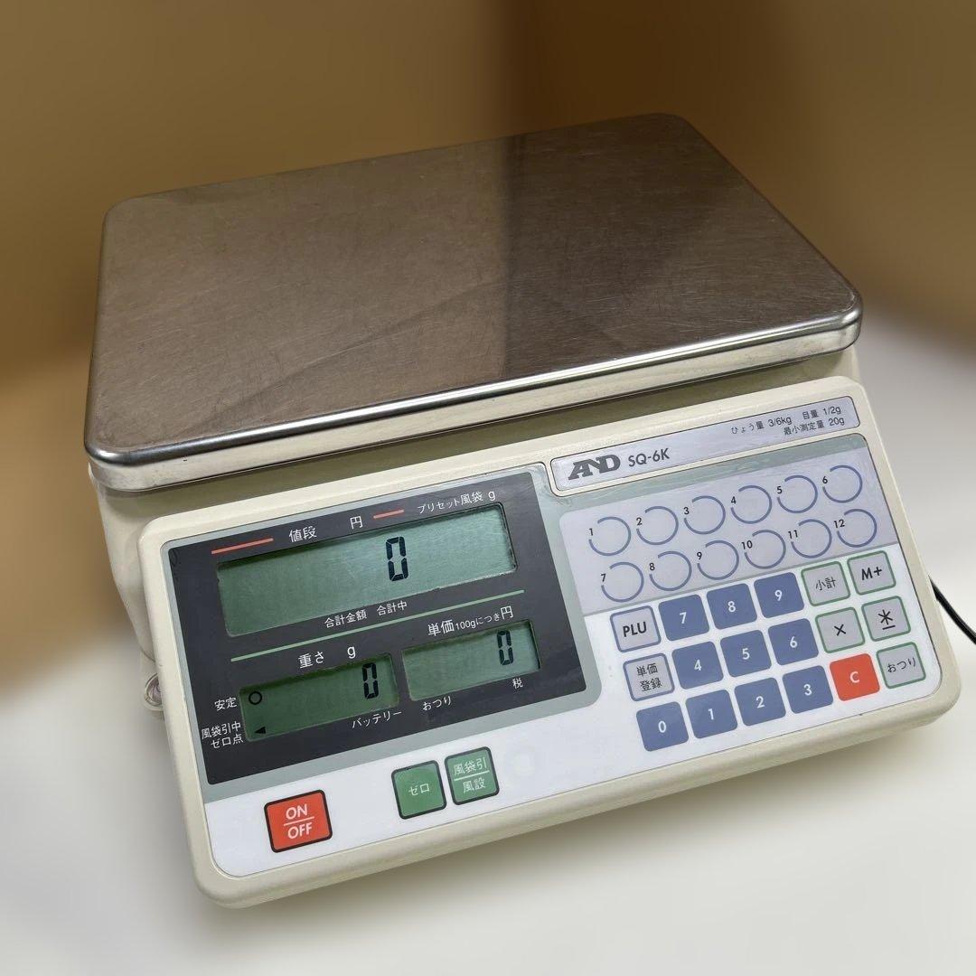 6140 A&D SQ-6K 店舗用料金はかり