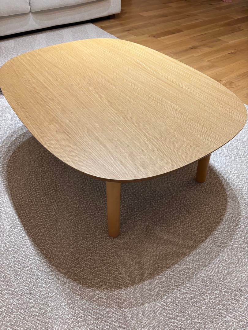 あゆ【無印良品】 こたつにもなるローテーブル 小