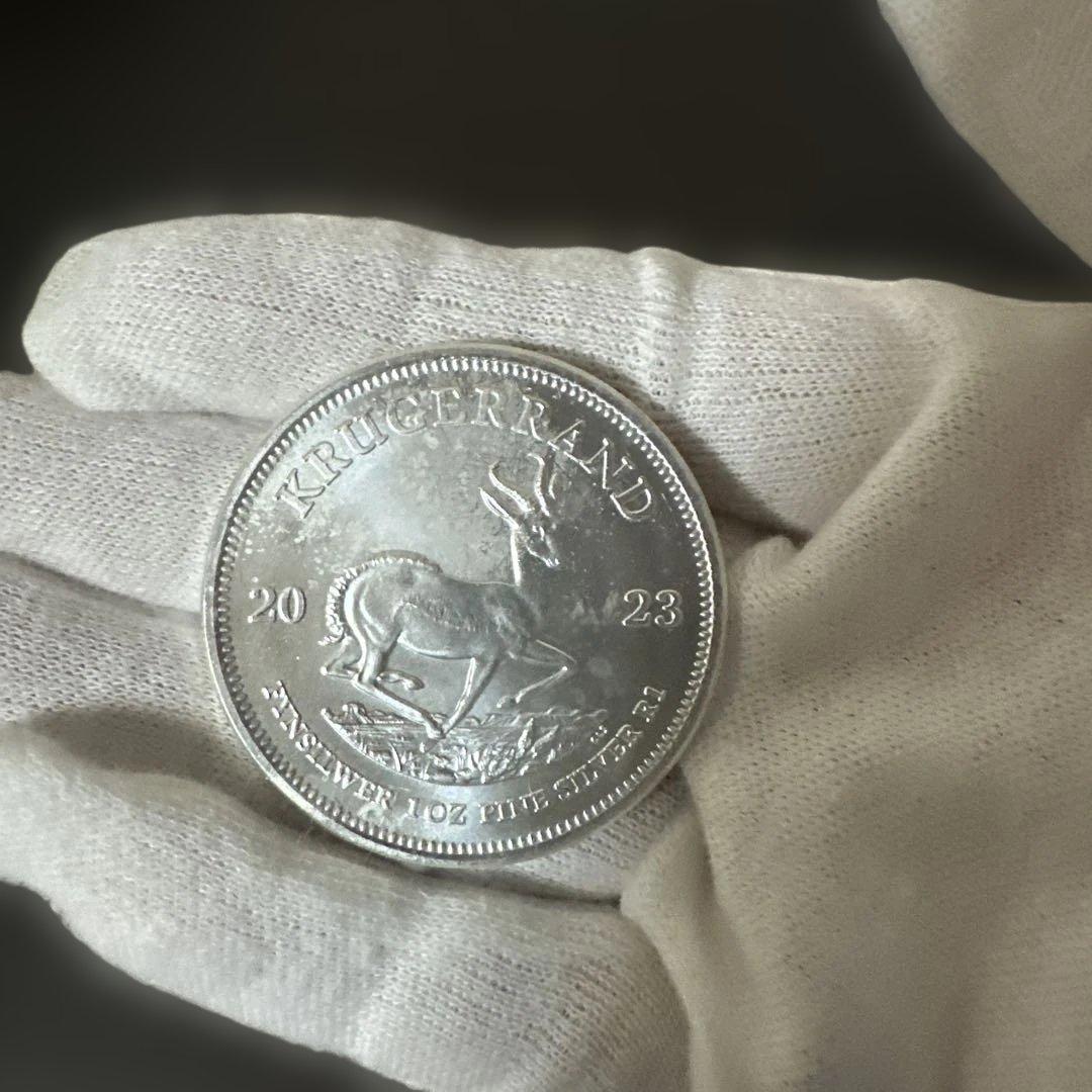 2023年 南アフリカ 「クルーガーランド」 純銀 1オンス