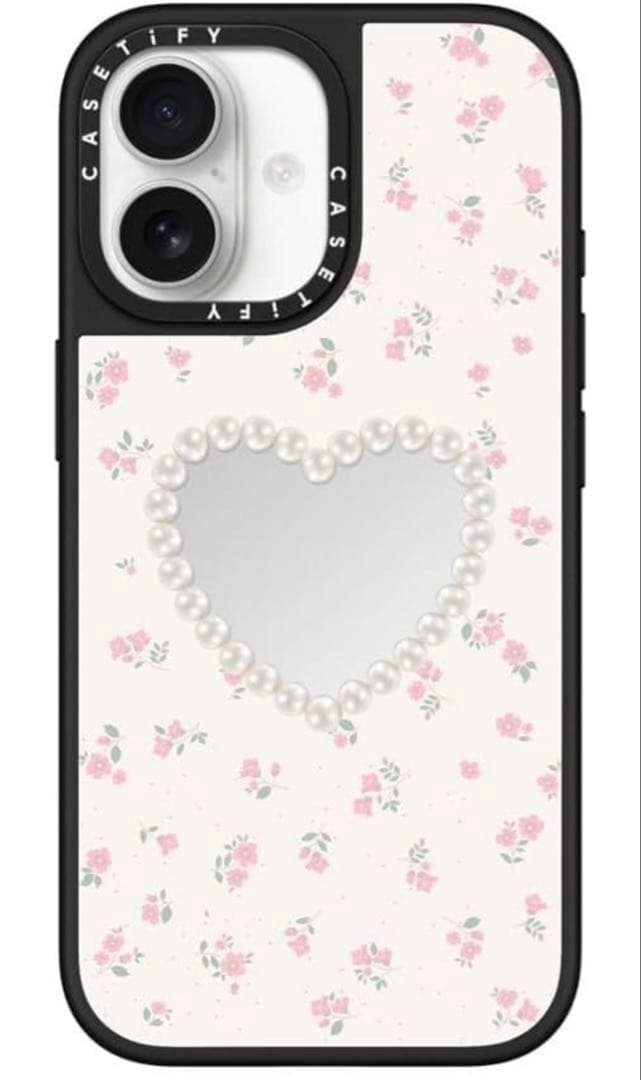 CASETiFY ミラー iPhone17ケース Pearly Heart