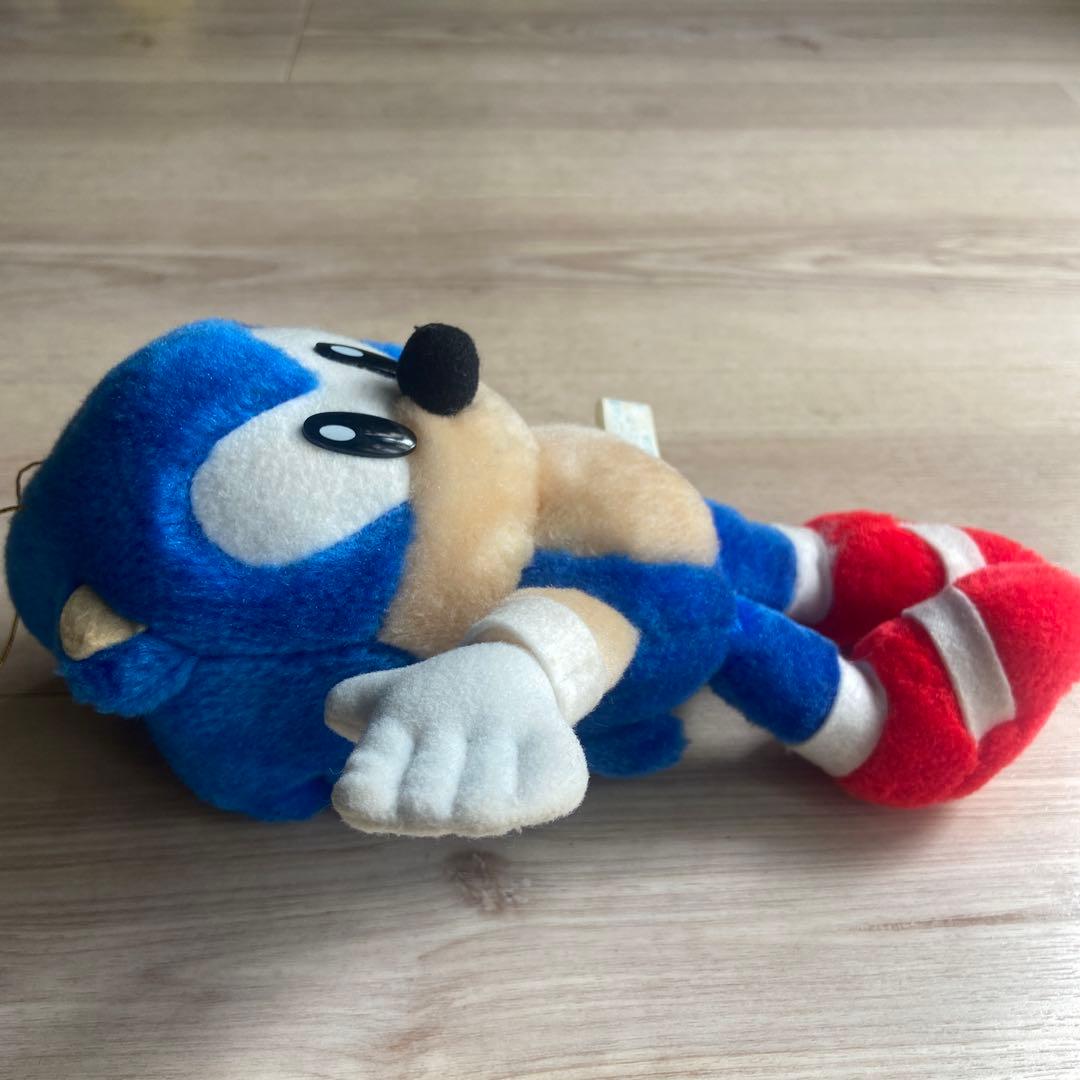 セガハイテクパーク景品　ソニック ぬいぐるみ SEGA 平成レトロ　非売品