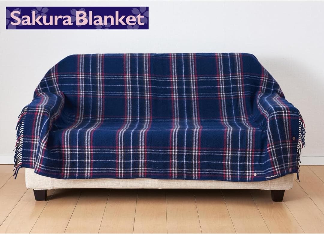 Sakura Blanket ラージサイズ 170×130㎝ 日本製