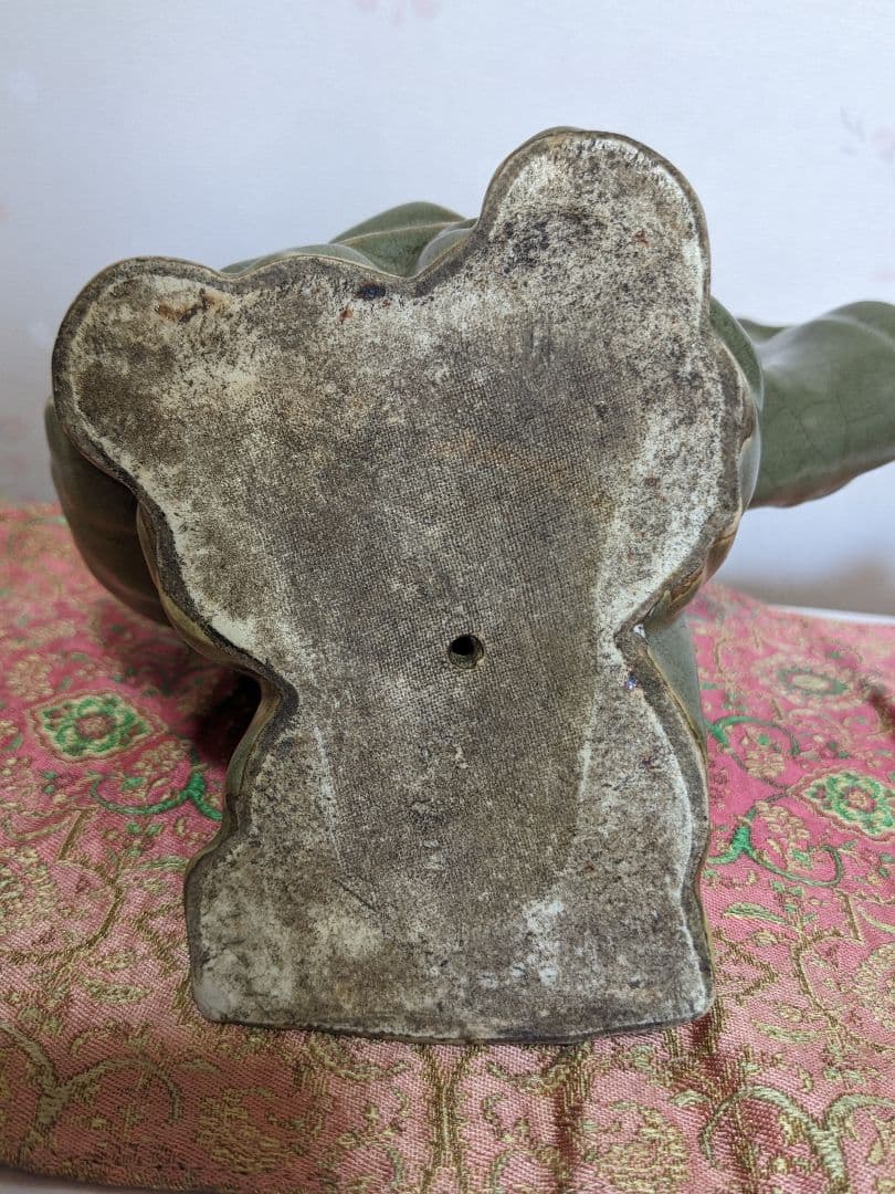 ♦！大珍品 ？三田 青磁 雅樂舞像 磁器人形 朝鮮コレクション骨董品アンティーク