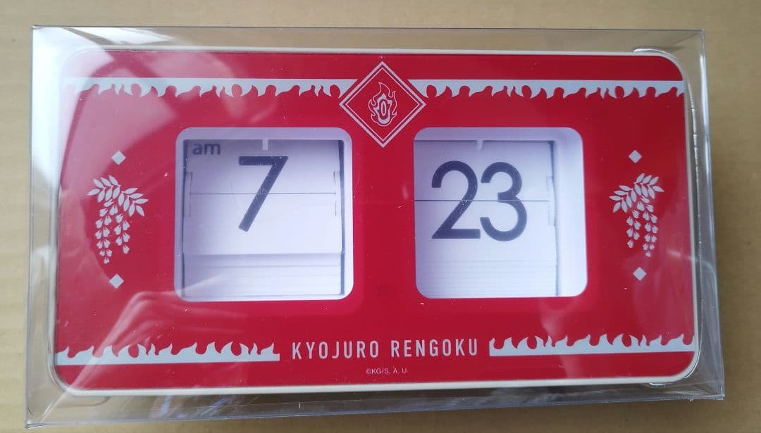 最終値下げ【メルカリ初】★受注完売品★鬼滅の刃パタパタクロック煉獄杏寿郎