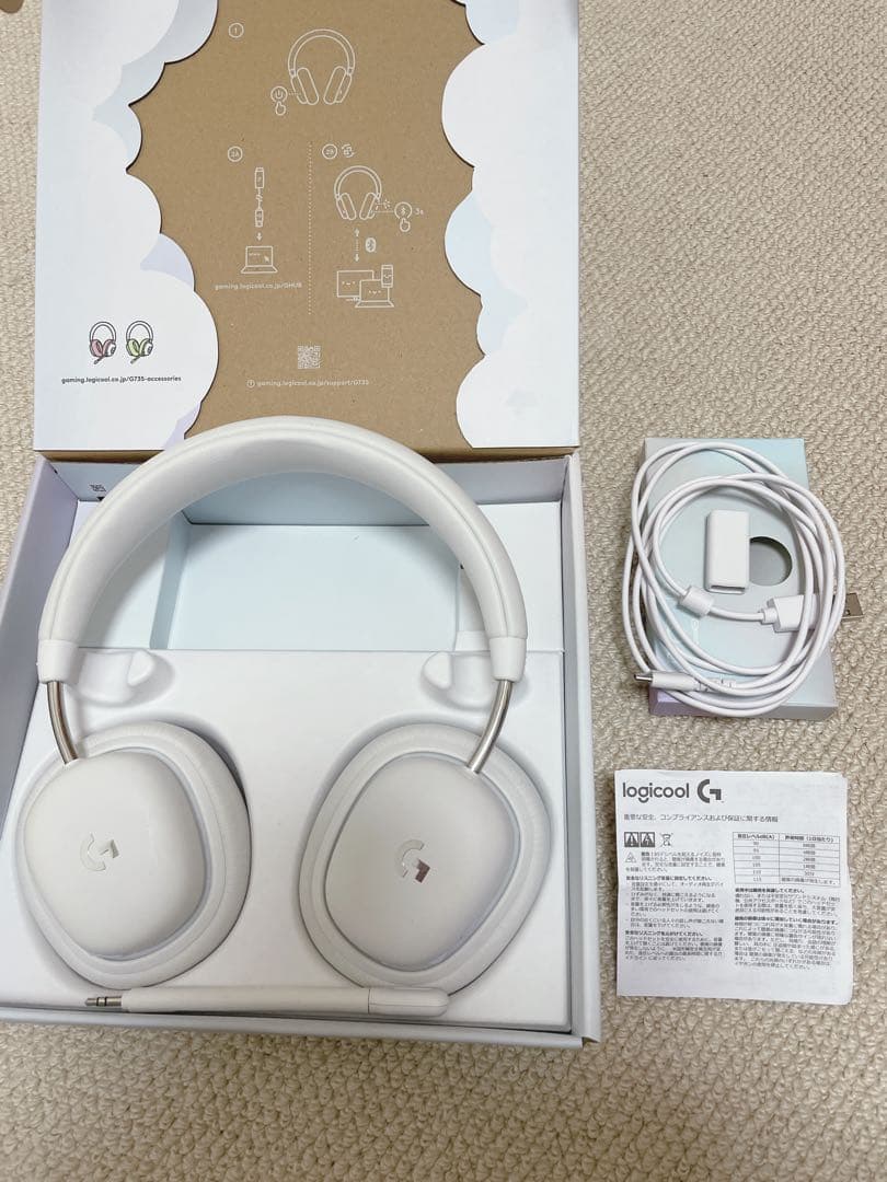 logicool G735 ワイヤレスヘッドセット ホワイト