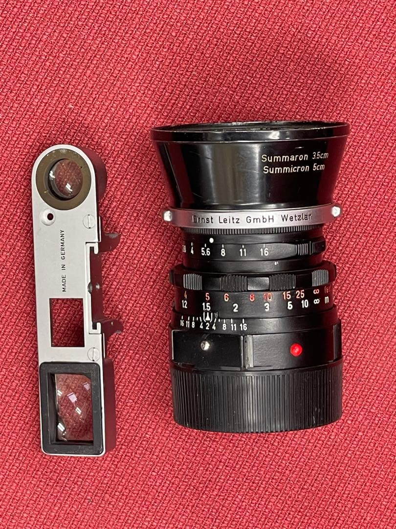 月末限定値下Leitz SUMMICRON 1:2/50 ファインダーアダプタ付