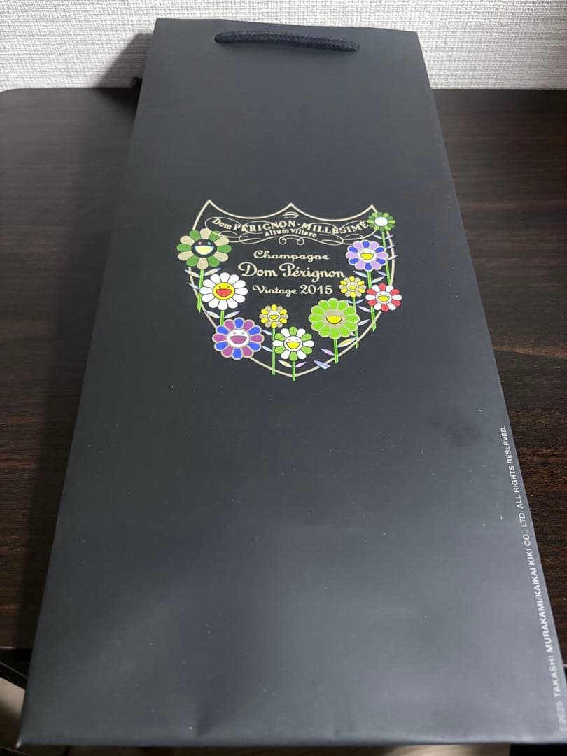 r*1様 新品未開封ドンペリ×村上隆ヴィンテージ 2015限定ギフト箱・バッグ付
