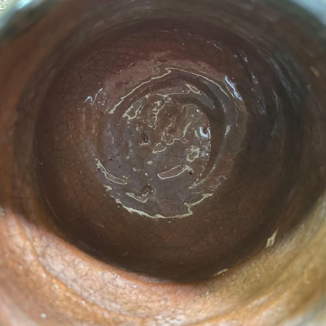 楽吉左衛門 十代旦入 赤筒茶碗 共箱