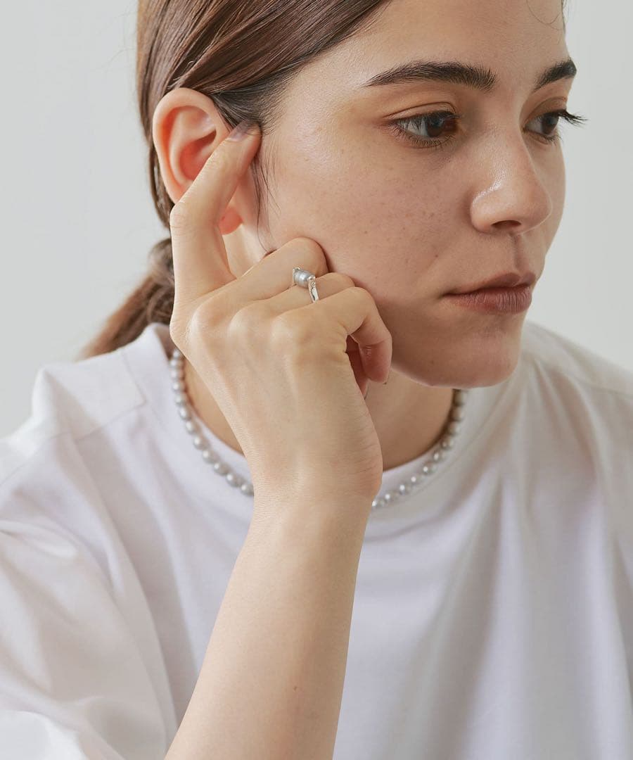 Whim Gazette 【Hoaw.】パールリング パールシルバー925