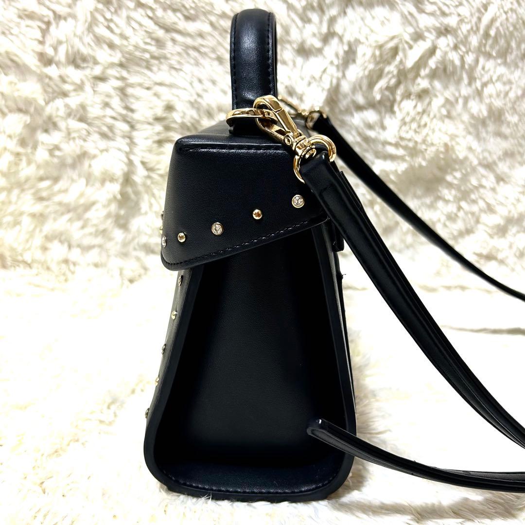 美品✨DIANAスタッズハンドバッグ ショルダーバッグ　2wayビジュー 現行品