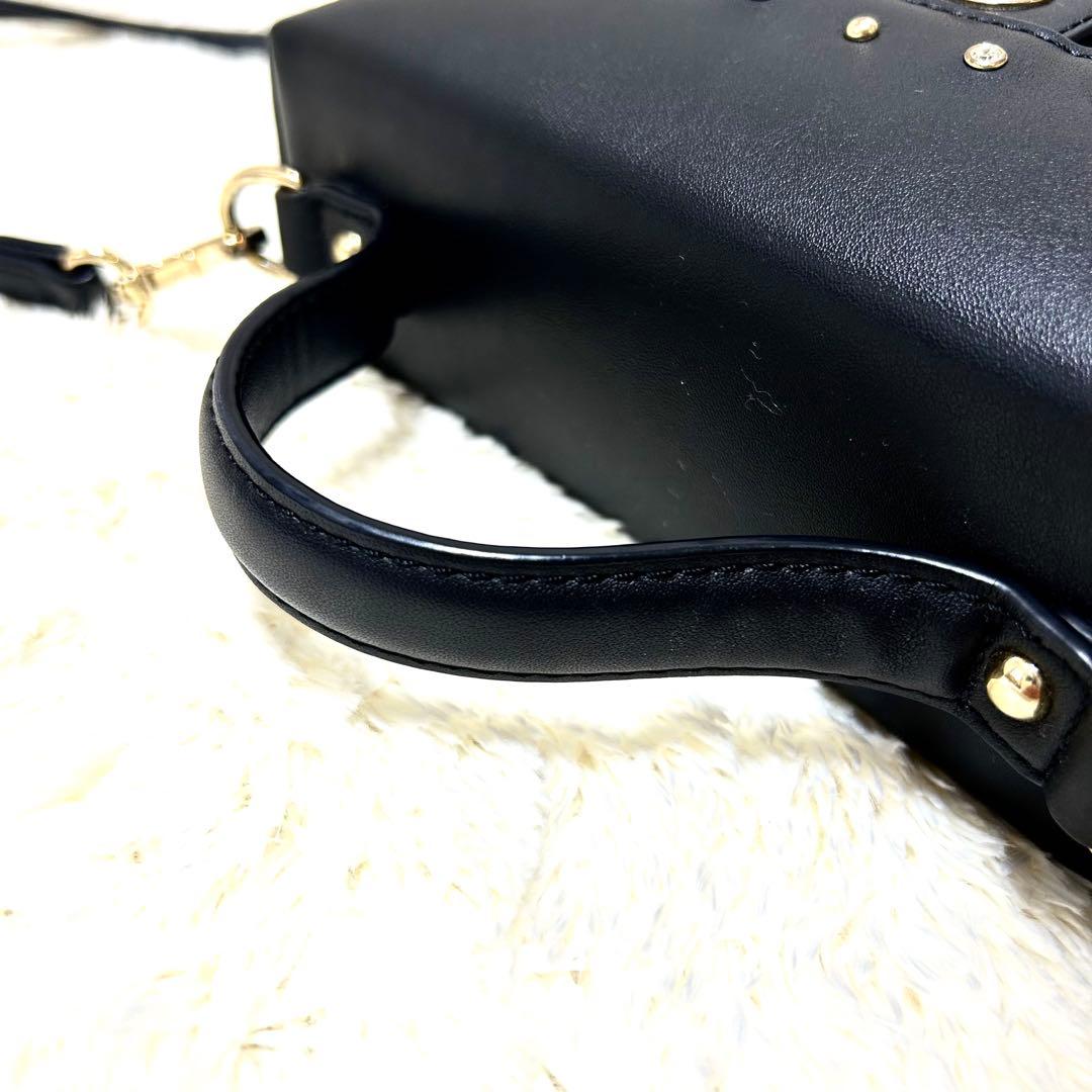 美品✨DIANAスタッズハンドバッグ ショルダーバッグ　2wayビジュー 現行品