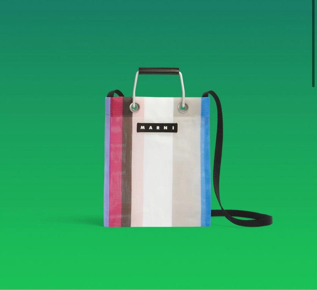 MARNI MARKET ショルダーバッグ ハンドバッグ マルニ リリーホワイト