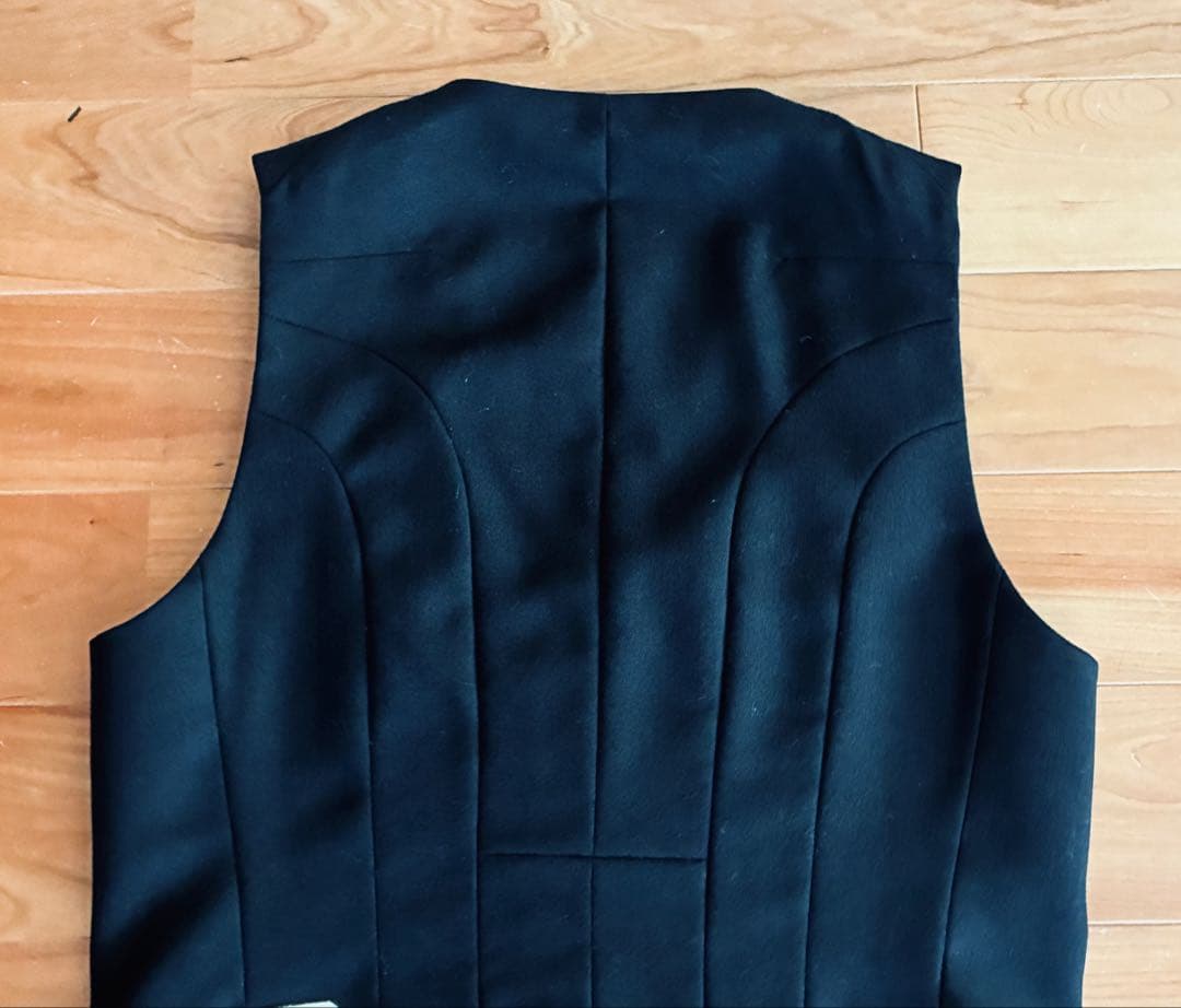 極美品　宮下期　NUMBER NINE ナンバーナイン ベスト　ジレ　黒　L