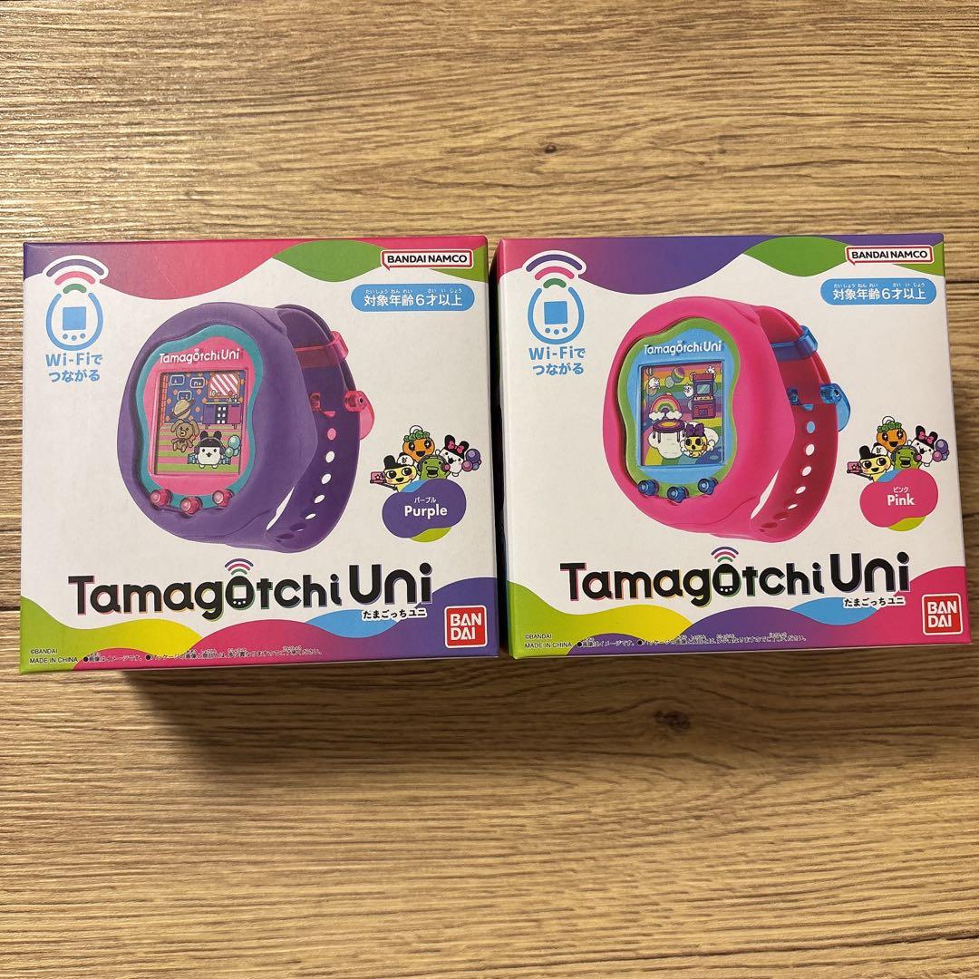 たまごっち ユニ Tamagotchi Uni パープルとピンクのセット