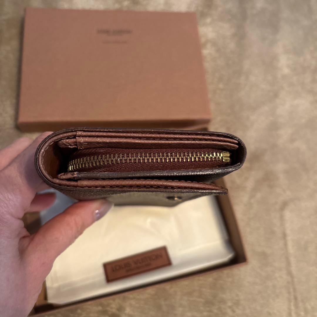 LOUIS VUITTON 二つ折り財布 ダークブラウン